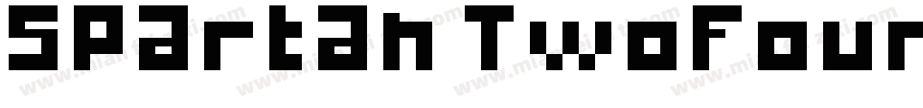 Spartan TwoFourBoldP字体转换